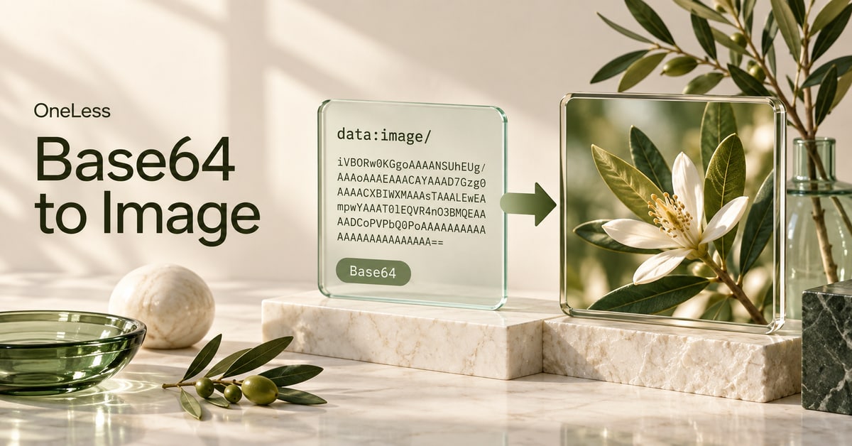 Base64 text decoded into a viewable photograph.