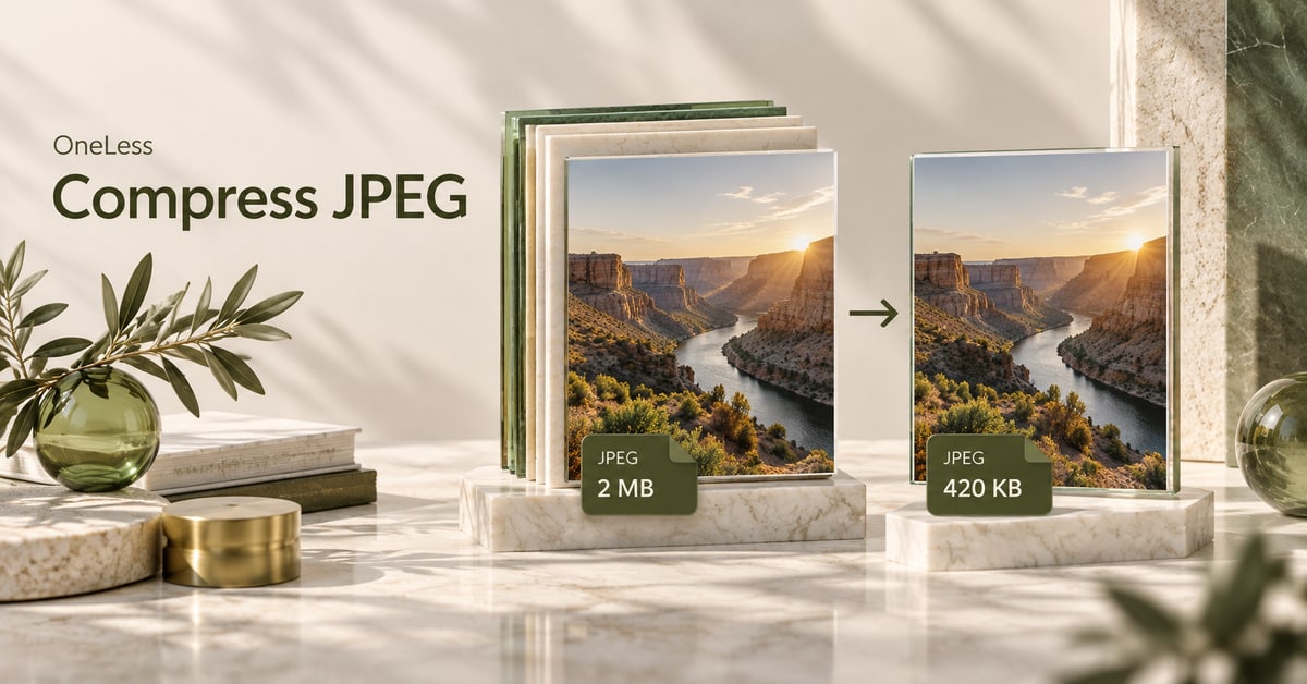 Matching JPEG photographs with reduced file-size labels.